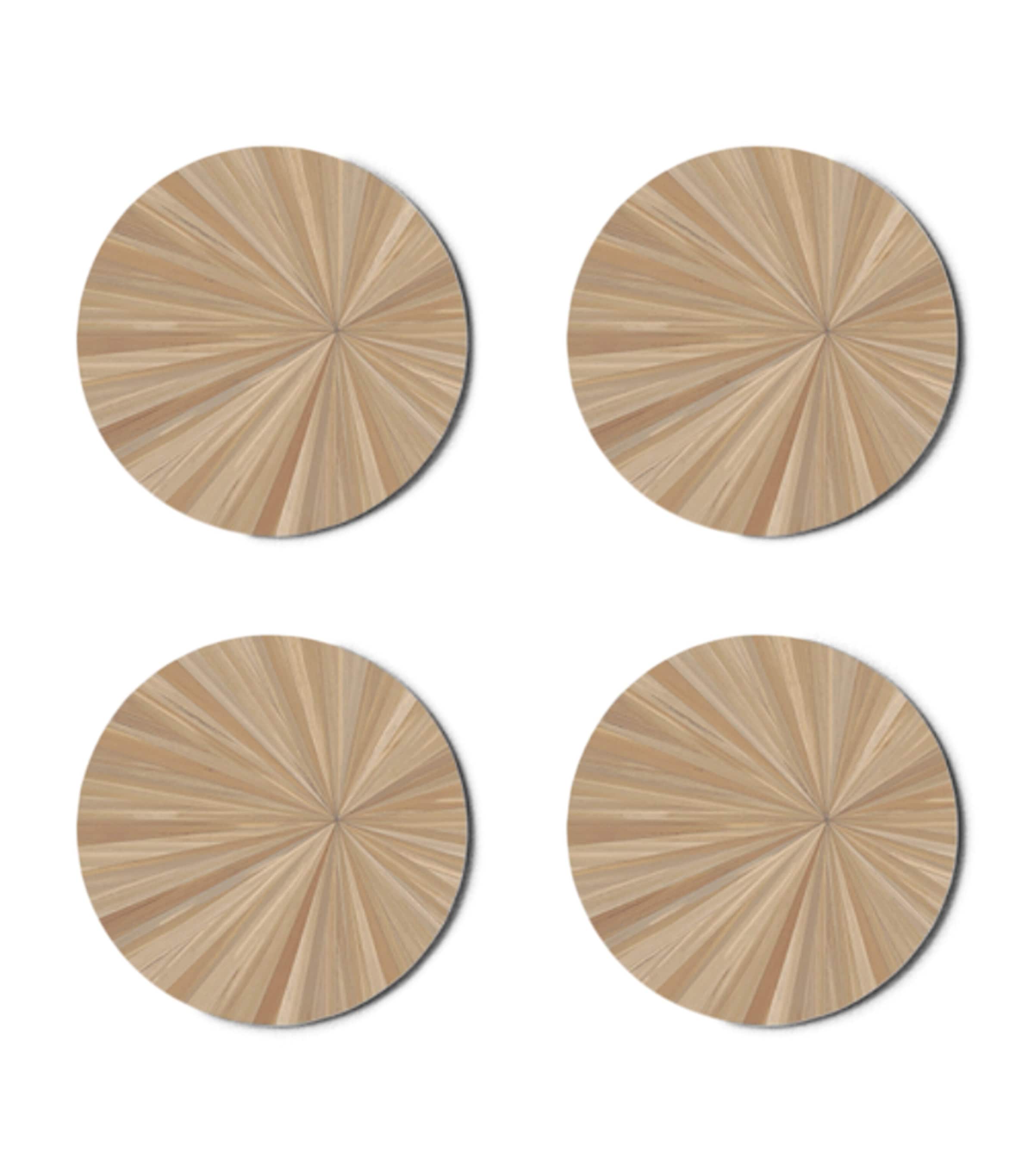 Hestia Soleil round coasters, UK version