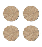 Hestia Soleil round coasters, UK version
