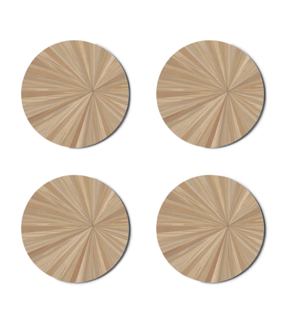 Hestia Soleil round coasters, UK version