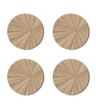 Hestia Soleil round coasters, UK version