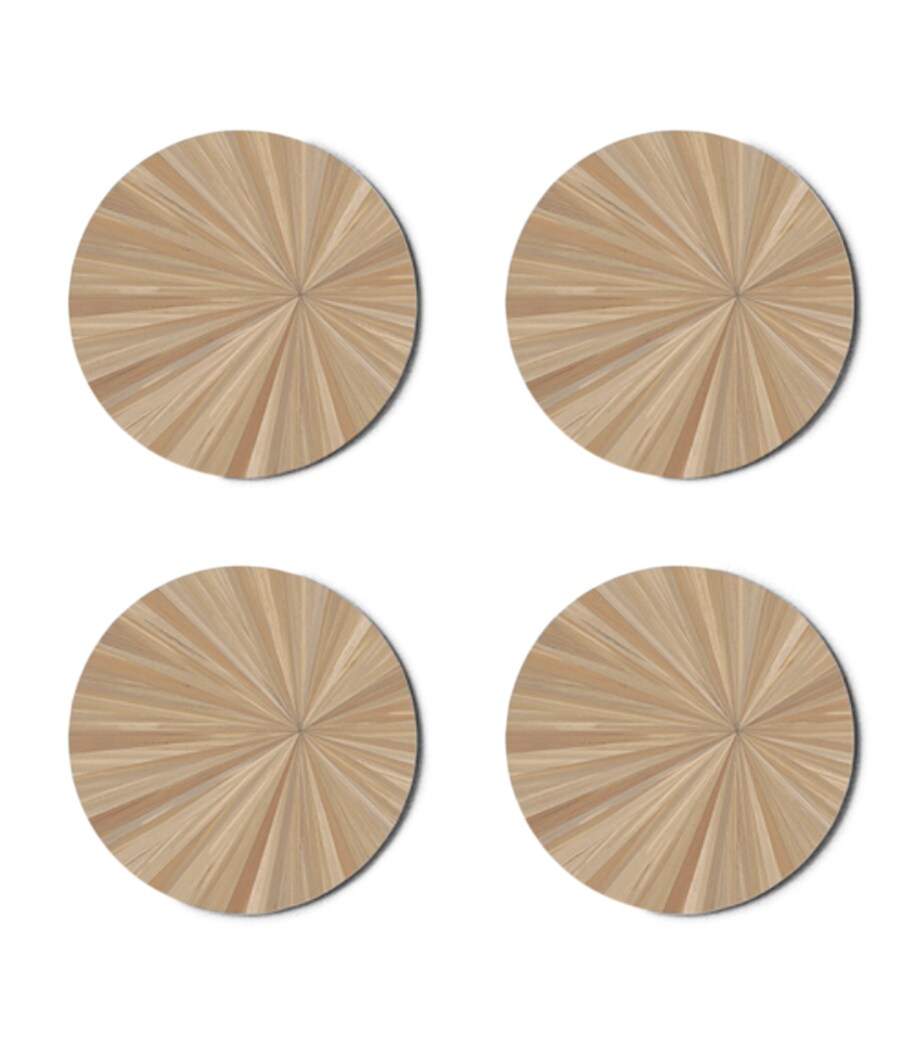 Hestia Soleil round coasters, UK version