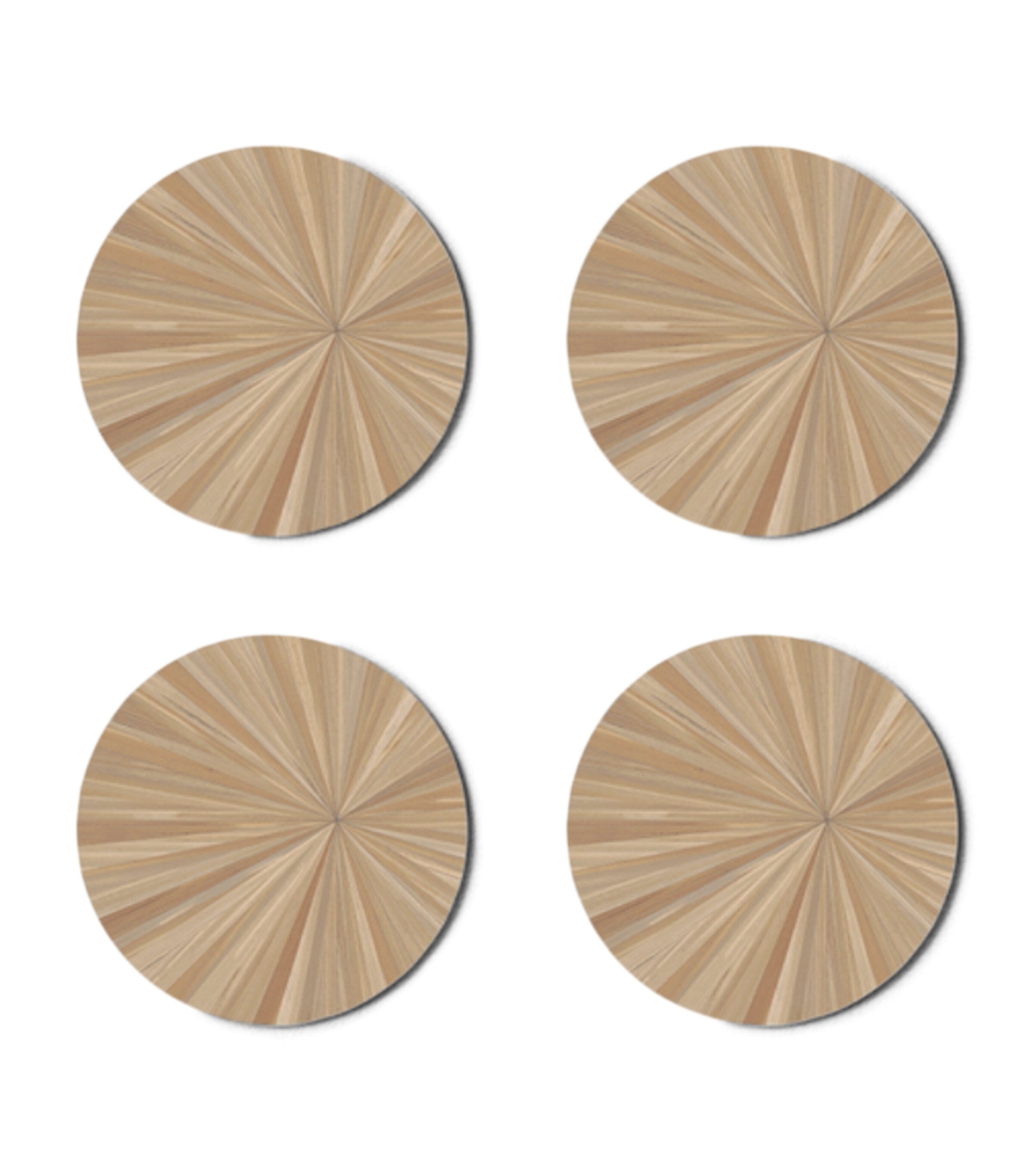 Hestia Soleil round coasters, UK version