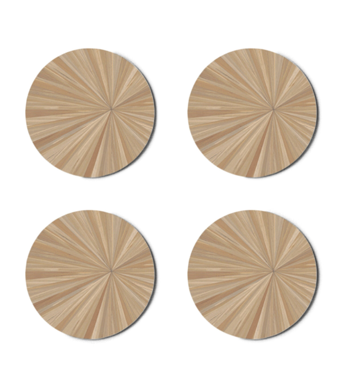 Hestia Soleil round coasters, UK version
