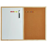 Cathedral 2-in-1 cork whiteboard 60x80cm, imported from the UK