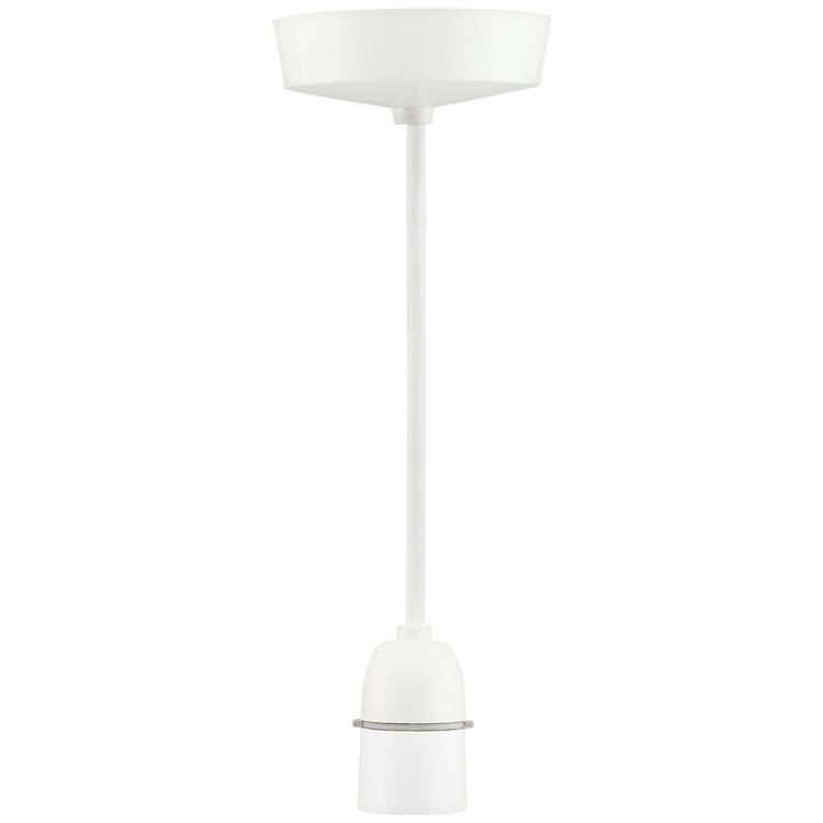 BG ceiling rose with BC light bulb fitting, UK version