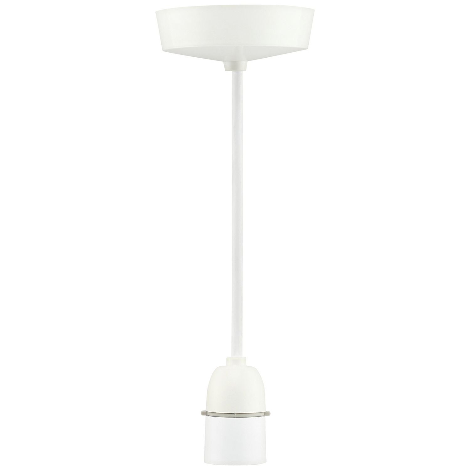BG ceiling rose with BC light bulb fitting, UK version