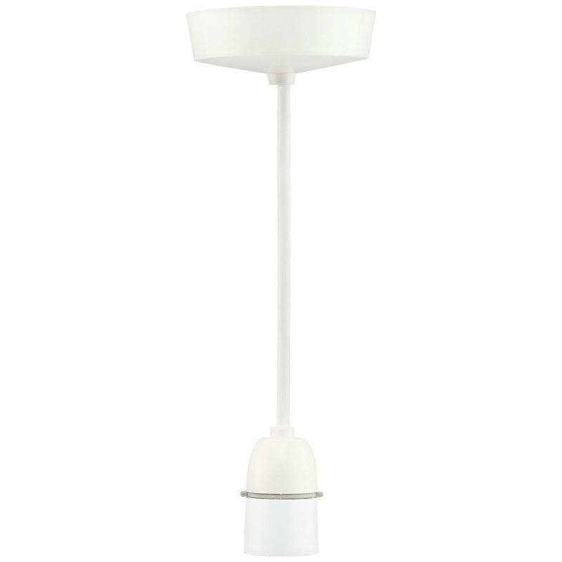 BG ceiling rose with BC light bulb fitting, UK version