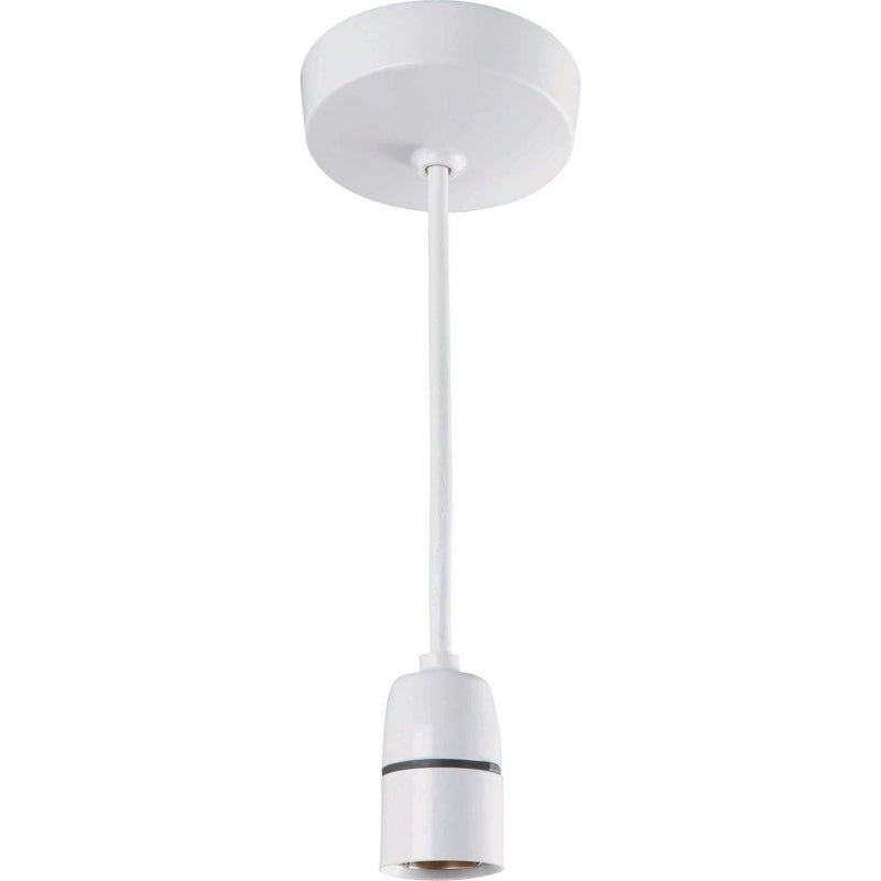 BG ceiling rose with BC light bulb fitting, UK version