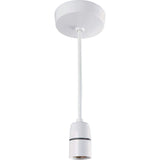 BG ceiling rose with BC light bulb fitting, UK version