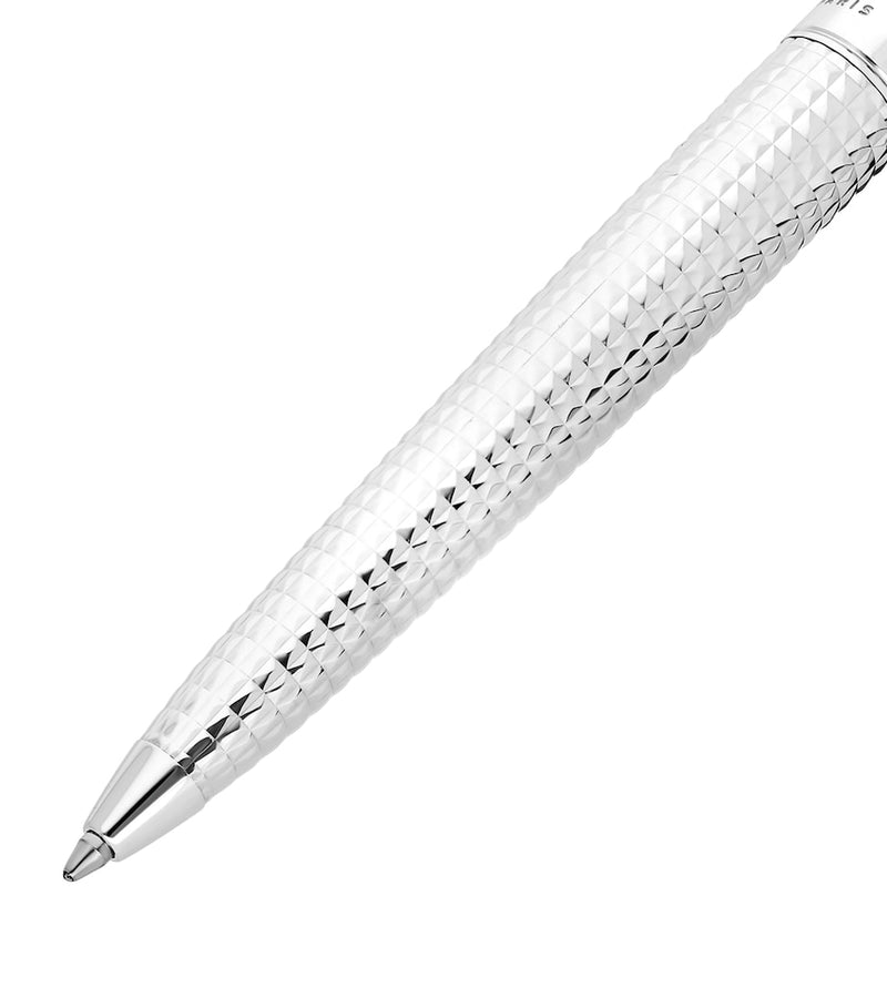 S.T. Dupont ballpoint pen in polished palladium hue (British brand)