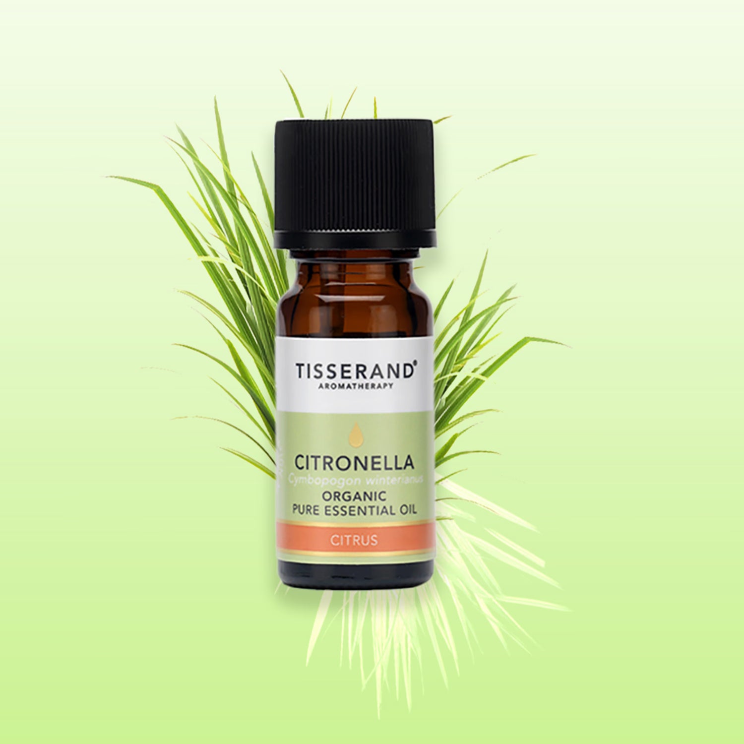 Tisserand citronella organic essential oil 9ml, UK version