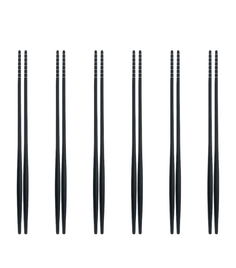 Bugatti Natura stainless steel chopsticks set of 6 - British product
