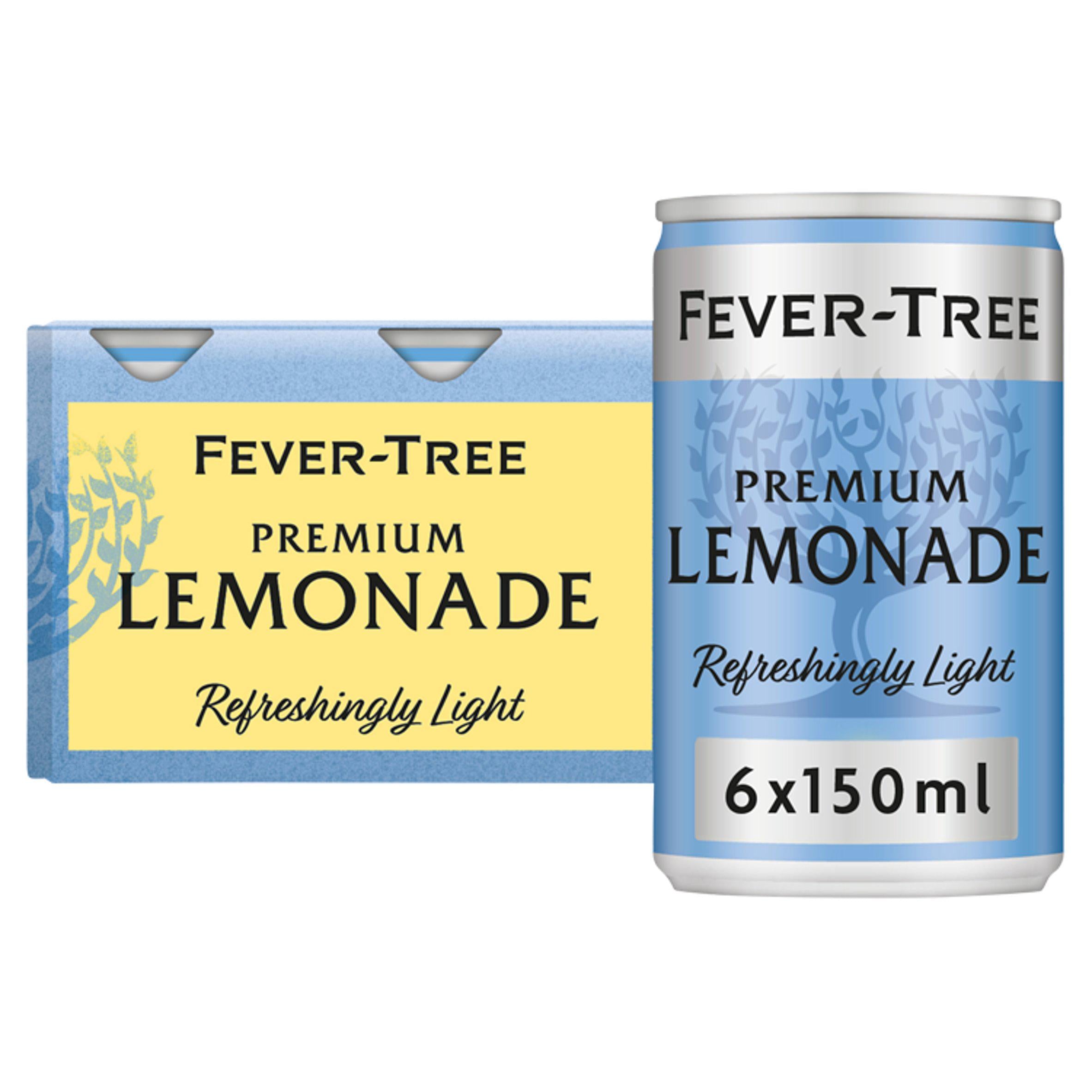 Fever-Tree Premium Lemonade Refreshingly Light x6 150ml GOODS Sainsburys   