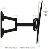 AVF multi-position TV wall bracket 40-85 inch - British product
