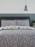 Catherine Lansfield grey retro duvet cover set - British product