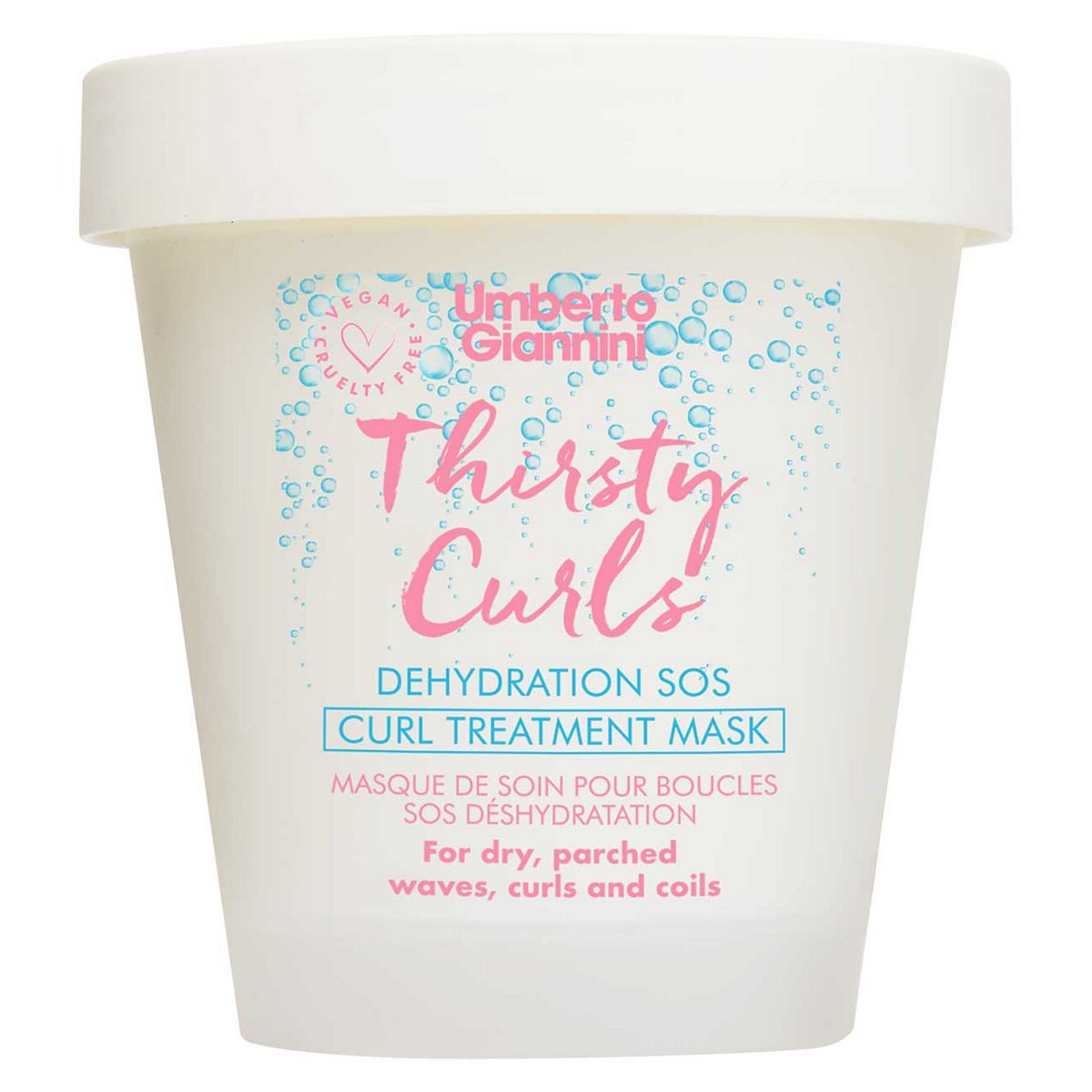 Umberto Giannini Thirsty Curls Dehydration SOS Curl Treatment Mask 210g GOODS Boots   