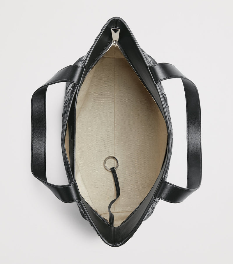 Bottega Veneta small leather zipped tote bag (British brand)