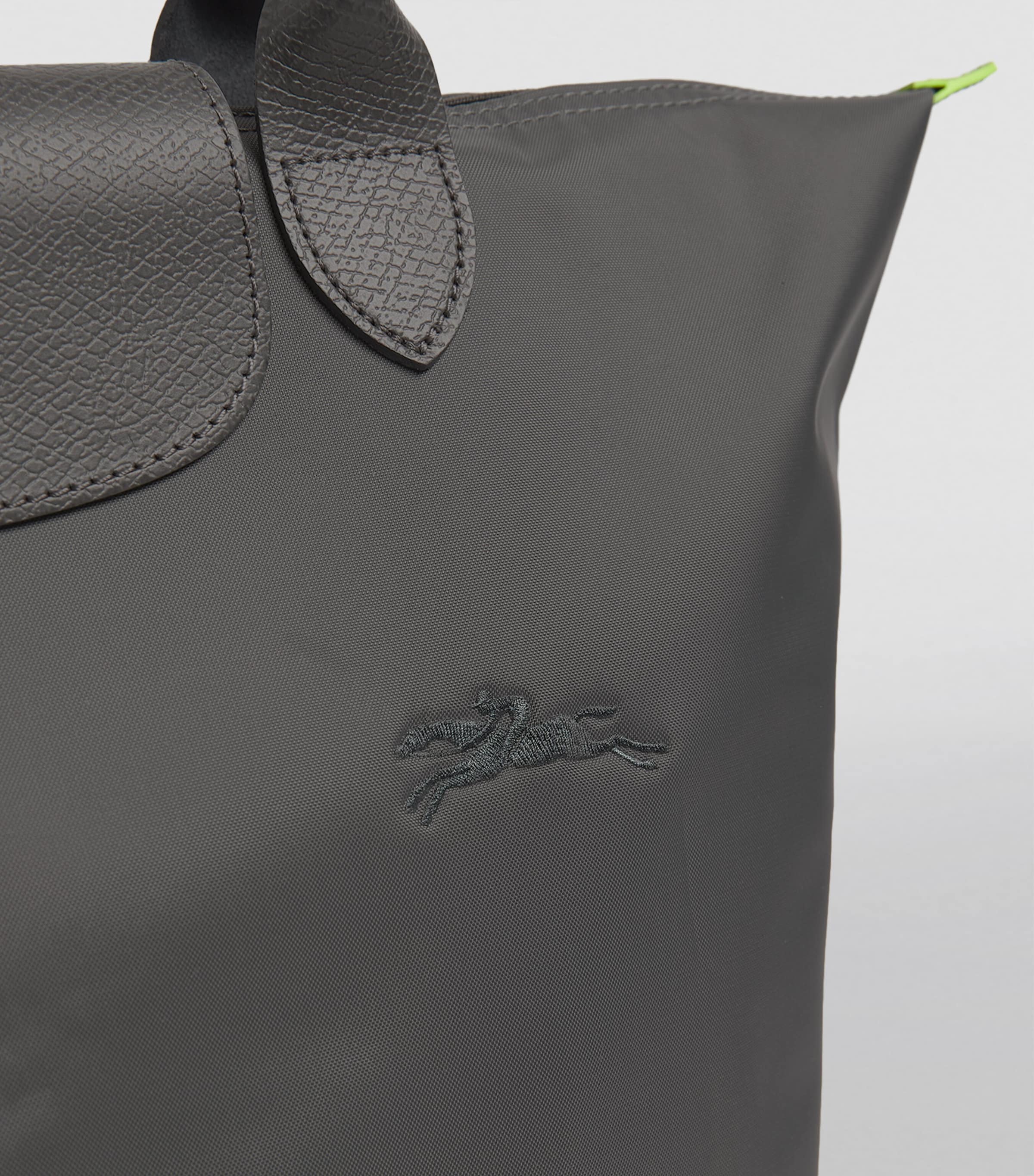 Longchamp Le Pliage large green tote bag (British brand)