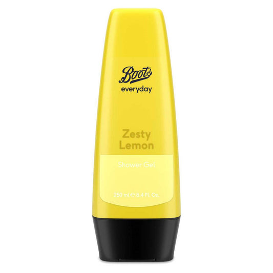 Boots Everyday Zingy Lemon Shower gel 250ml Suncare & Travel Boots   