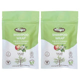 Nilaqua biodegradable shampoo wrap Apple and Jasmine 2 pack, UK version