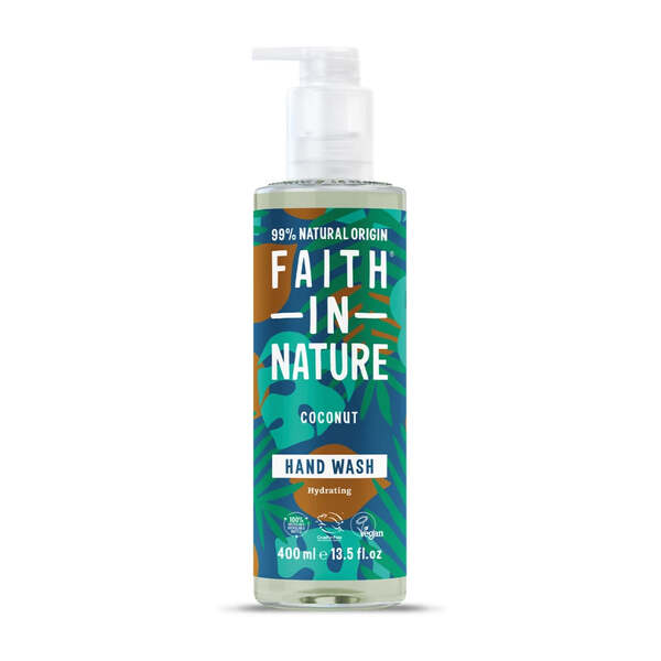 Faith In Nature coconut hand wash 400ml, UK version