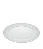 Oval Charger Plate with Snowball Blossom Design 33cm