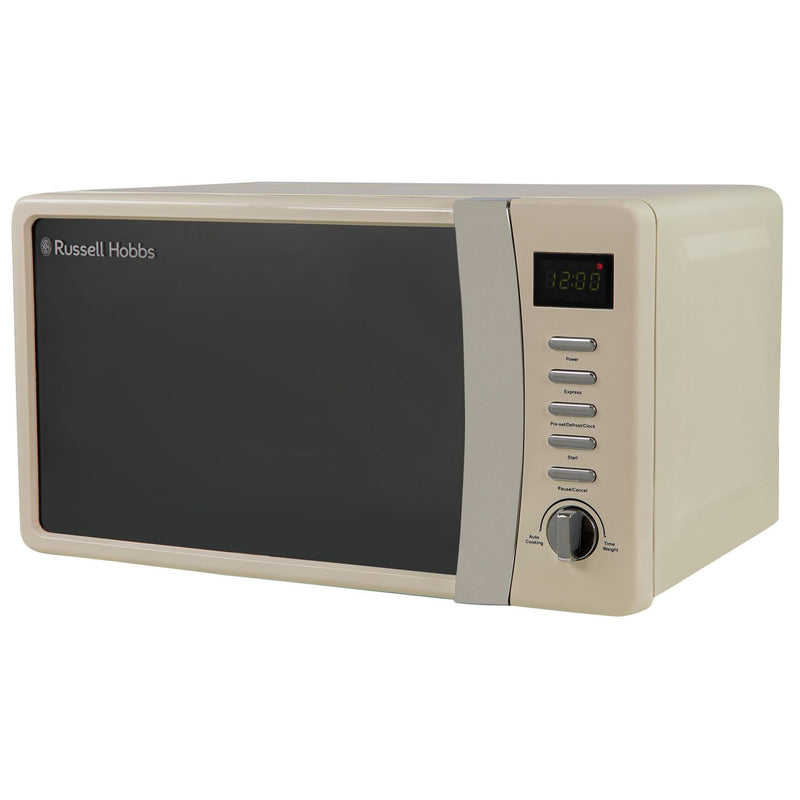 Russell Hobbs cream microwave 17L, imported from the UK