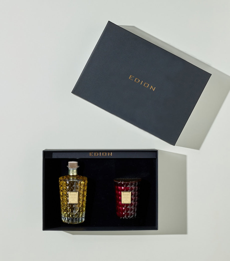EDION Rosastro Harmony diffuser and candle set - British product