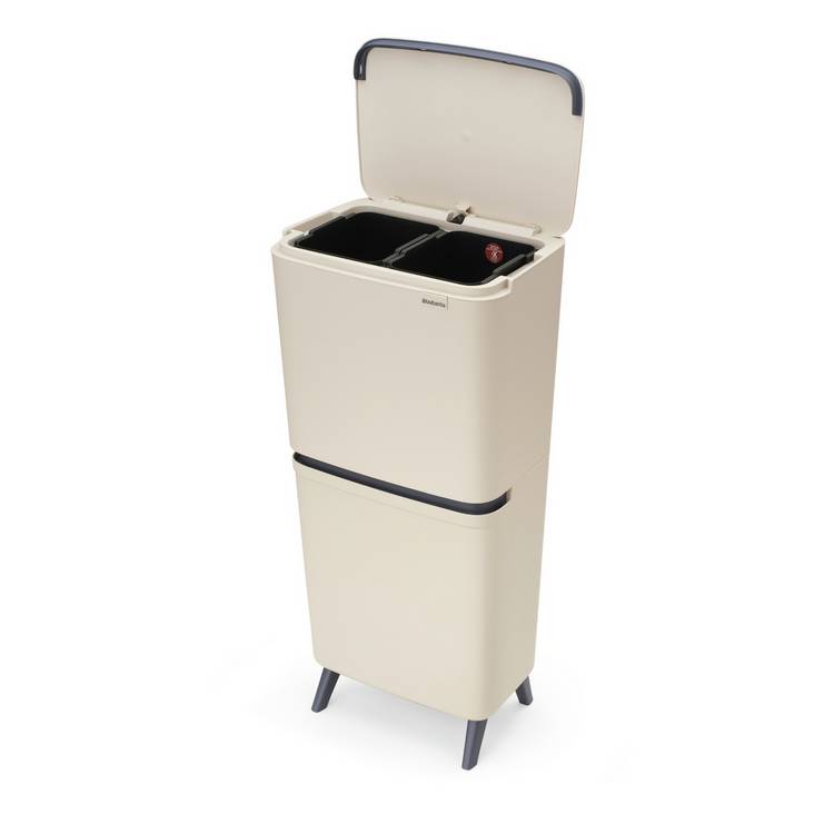 Brabantia Sort Up 25+10+10L recycle bin beige (British brand)