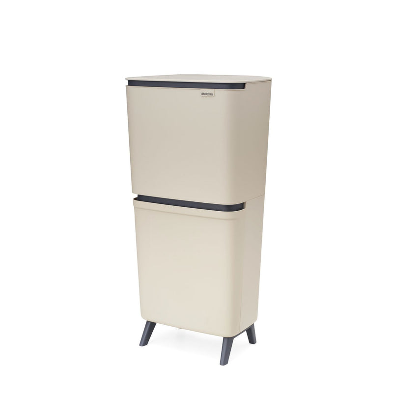Brabantia Sort Up 25+10+10L recycle bin beige (British brand)