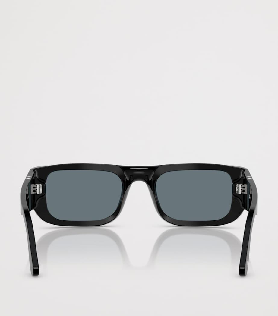 Persol acetate pillow sunglasses with Barberini lenses, UK version