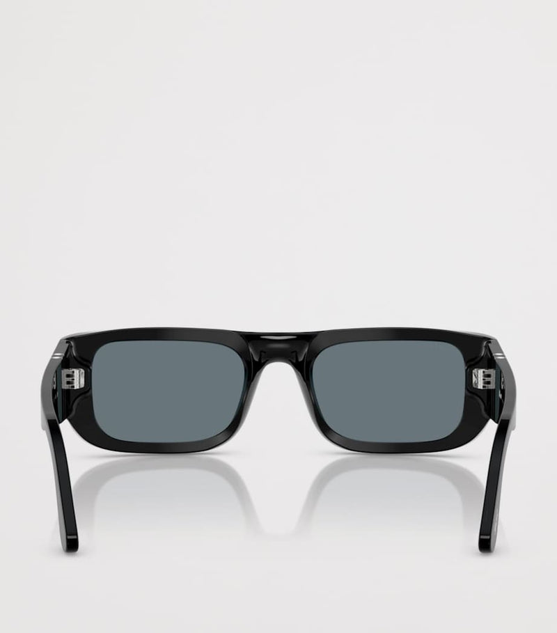 Persol acetate pillow sunglasses with Barberini lenses, UK version