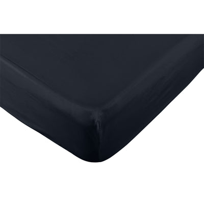 Argos Habitat Pure Cotton 200TC Navy Fitted Sheet - Single- Buy online at McGrocer