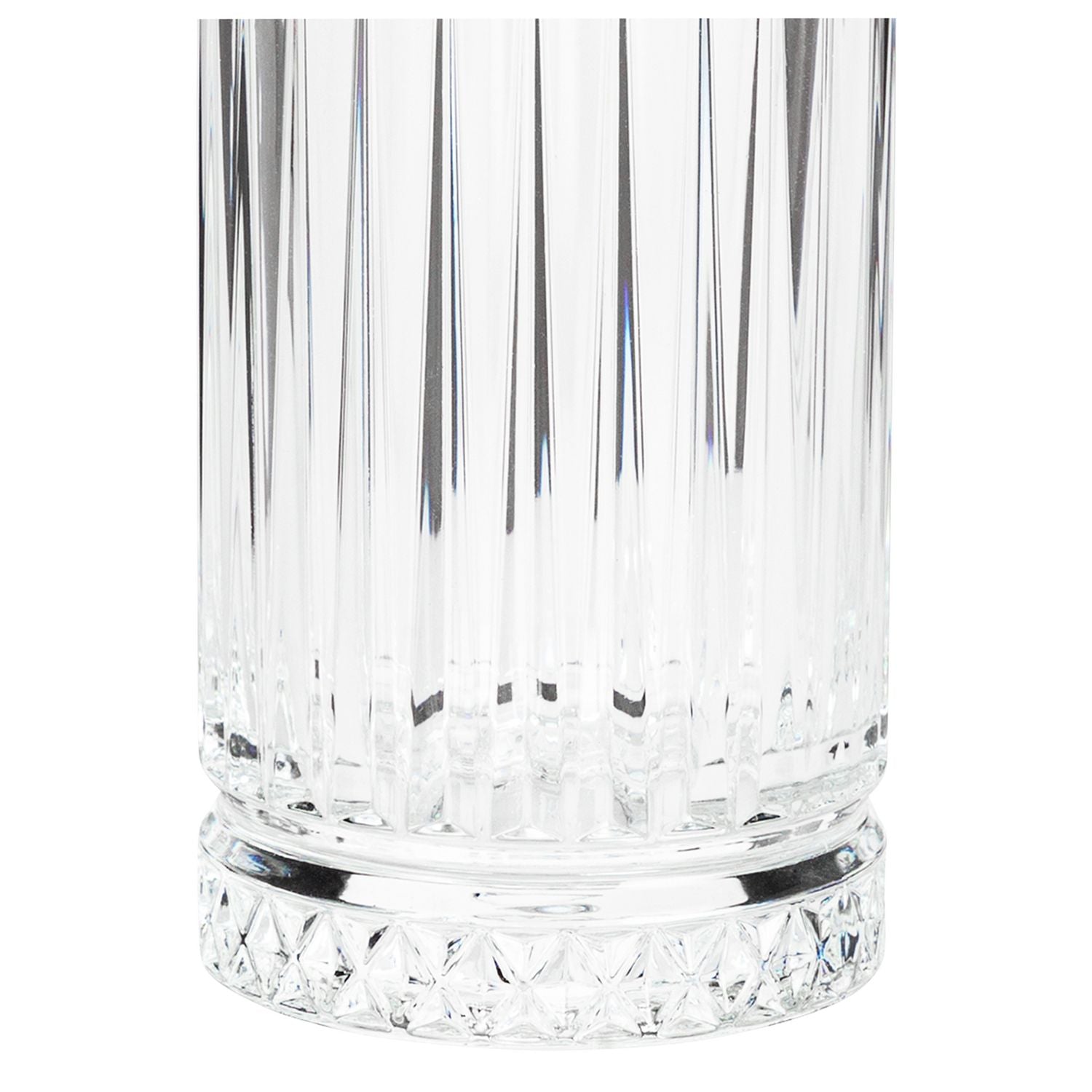 Argos Home 445ml pressed hi ball glasses set of 4 (British brand)