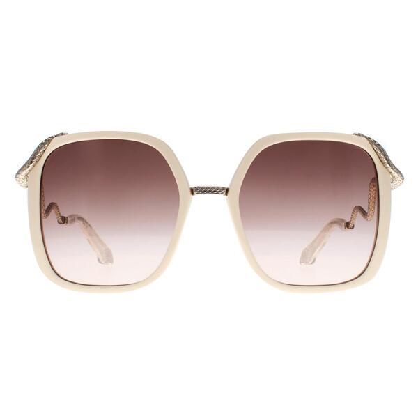 Roberto Cavalli SRC003M sunglasses cream brown gradient, imported from the UK