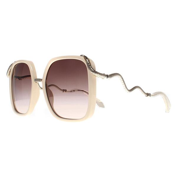 Roberto Cavalli SRC003M sunglasses cream brown gradient, imported from the UK