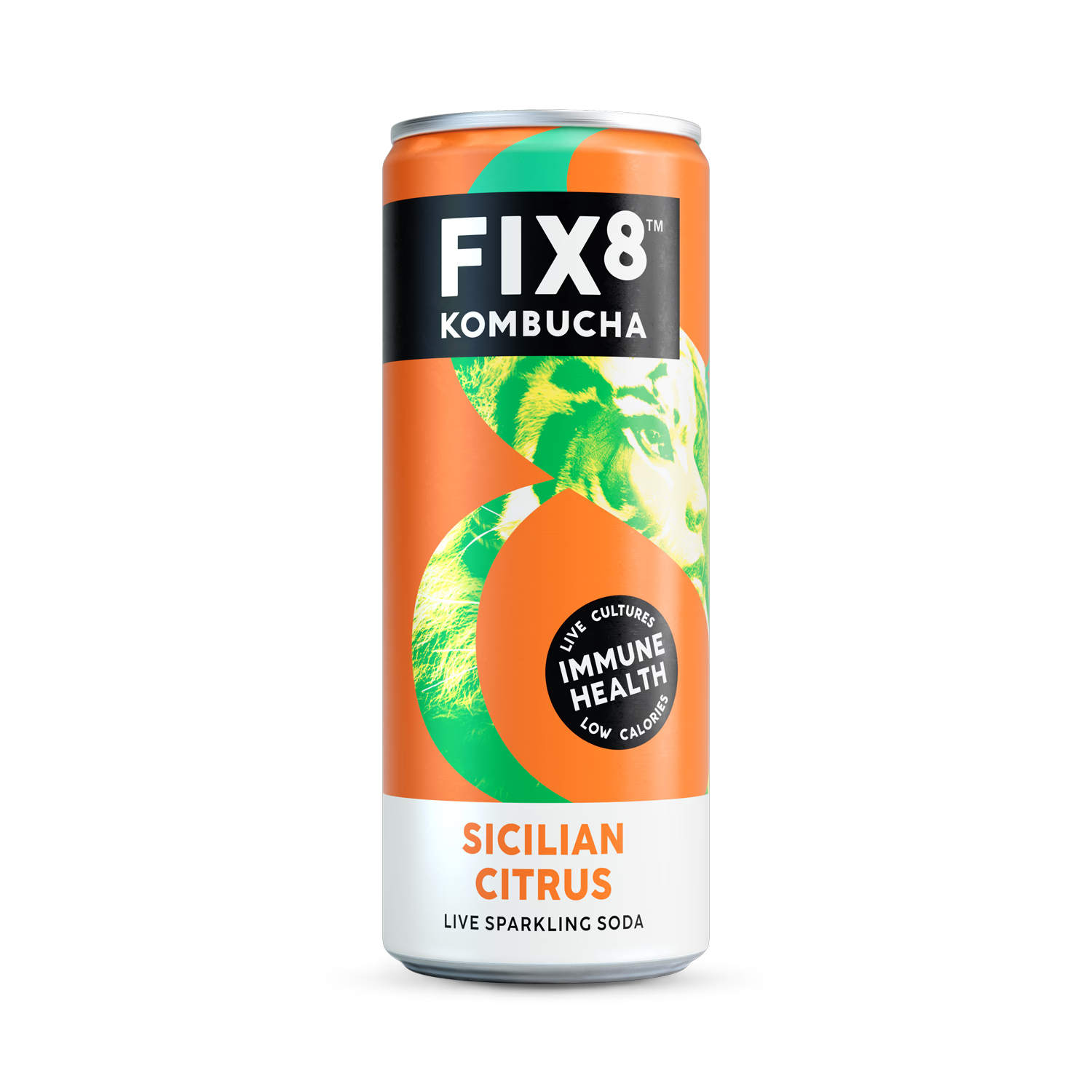 Fix8 Kombucha Sicilian Citrus 250ml, UK version