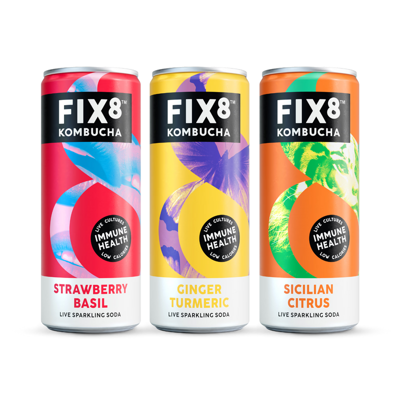 Fix8 Kombucha Sicilian Citrus 250ml, UK version