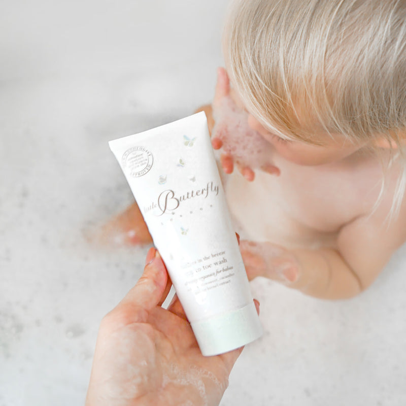 bubbles in the breeze organic top to toe wash 100ml - British product