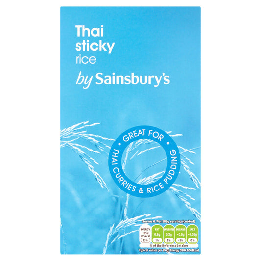 Sainsbury's Thai Sticky Rice 500g rice Sainsburys   