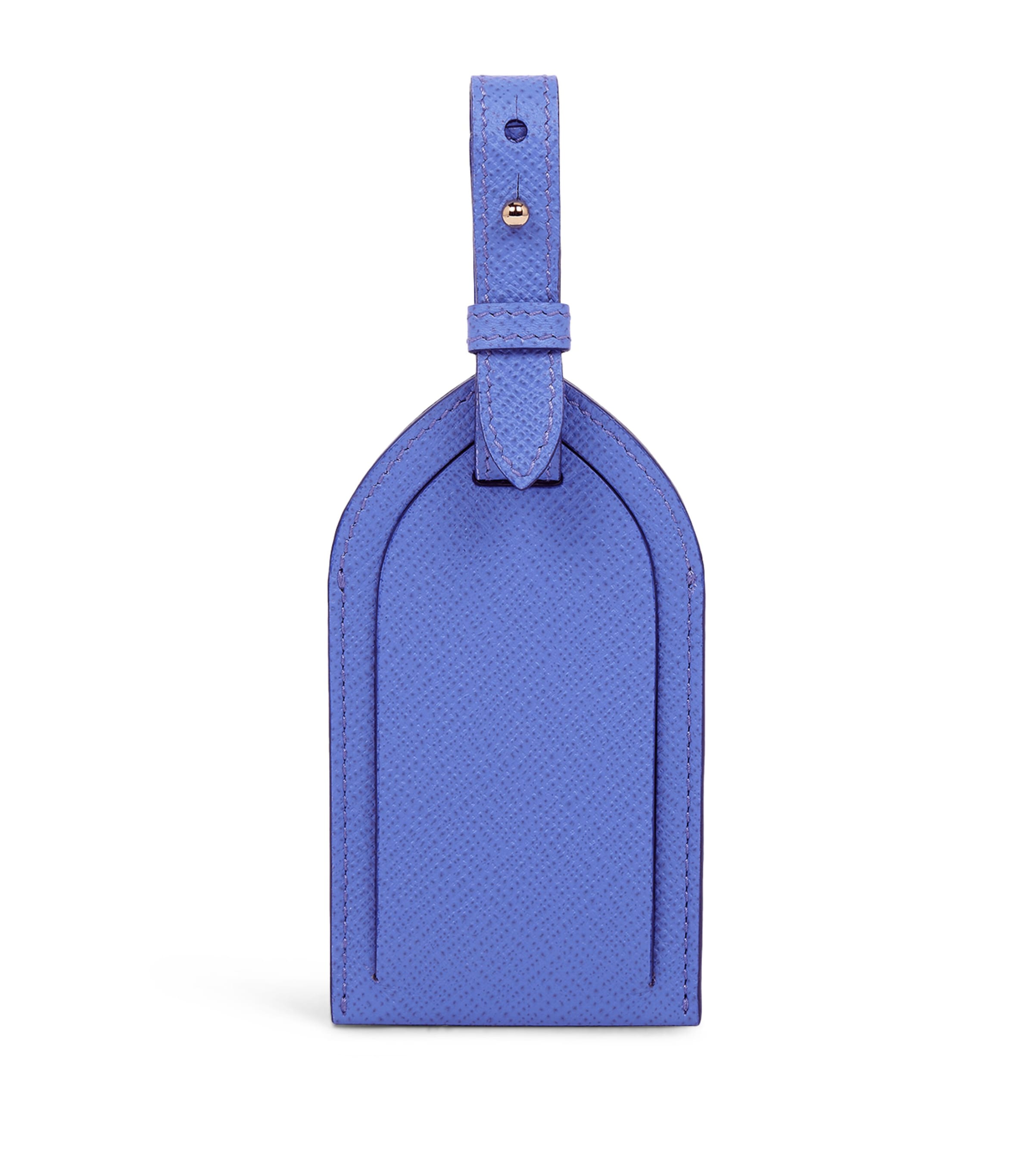 Smythson calfskin Panama luggage tag (British brand)