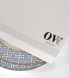 O.W.London geometric print dinner plates set of 2 26cm, imported from the UK