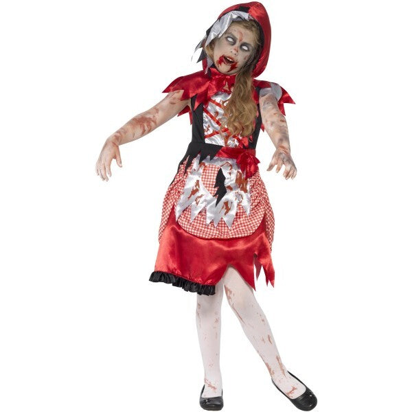 Smiffys Zombie Miss Hood Child Girl's Costume