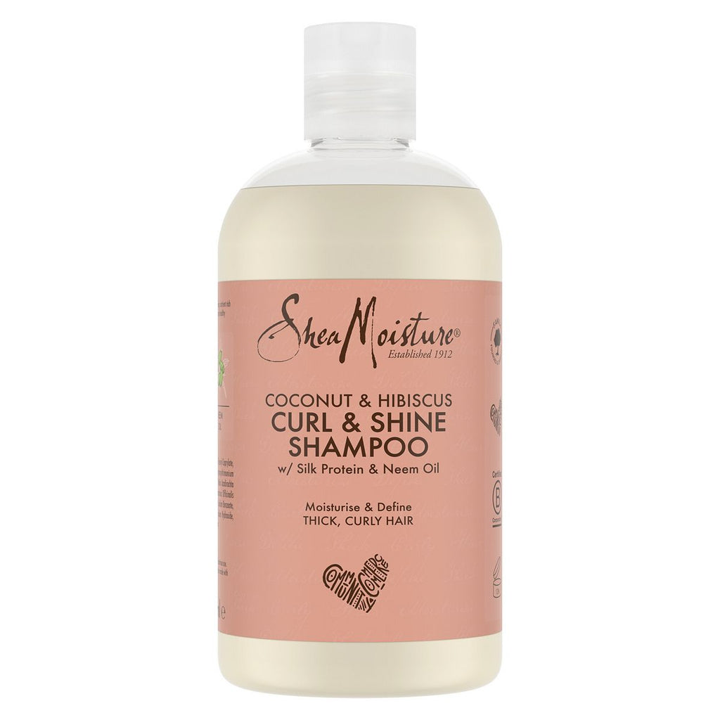 Sheamoisture Coconut & Hibiscus Curl & Shine Shampoo for Curly Hair 384 ML