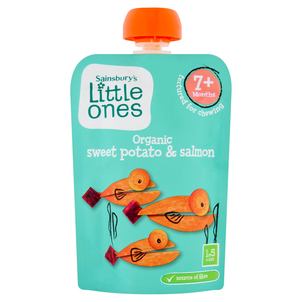 Lo Org Sweet Potato & Salmon 130g