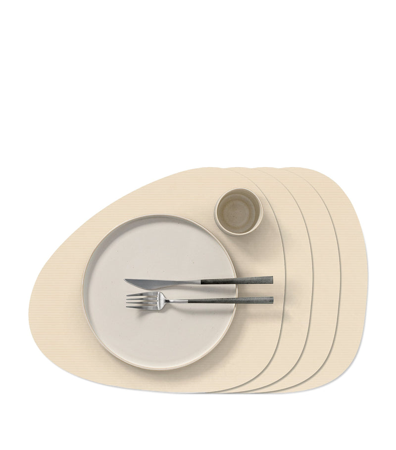 LIND DNA large corduroy curve placemat set of 4, UK version
