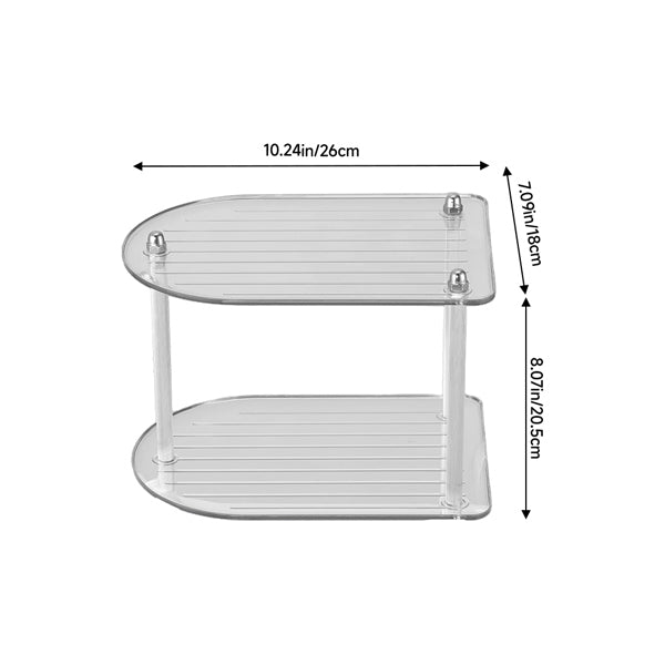 Livingandhome 2-tier countertop storage rack, imported from the UK