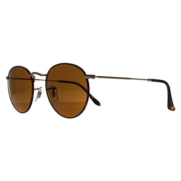 Ray-Ban sunglasses Round Metal 3447 brown (British brand)