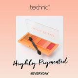 Technic Mini 6 Eyeshadow Palette Heat Is On Edit (British brand)