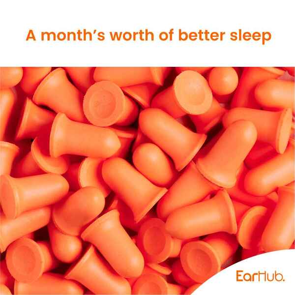 EarHub Premium Orange Soft Foam Earplugs 30 Pair GOODS Superdrug   